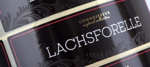 etykiety lakierowane - mat/błysk