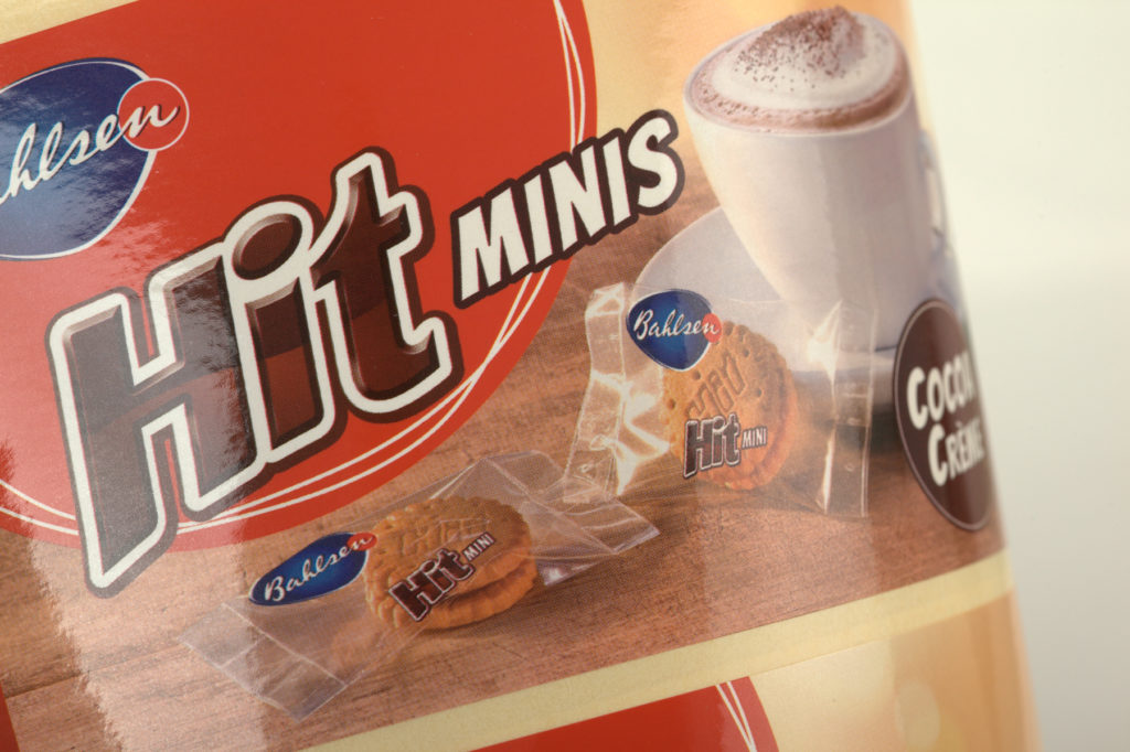 zalaminowana etykieta produktu